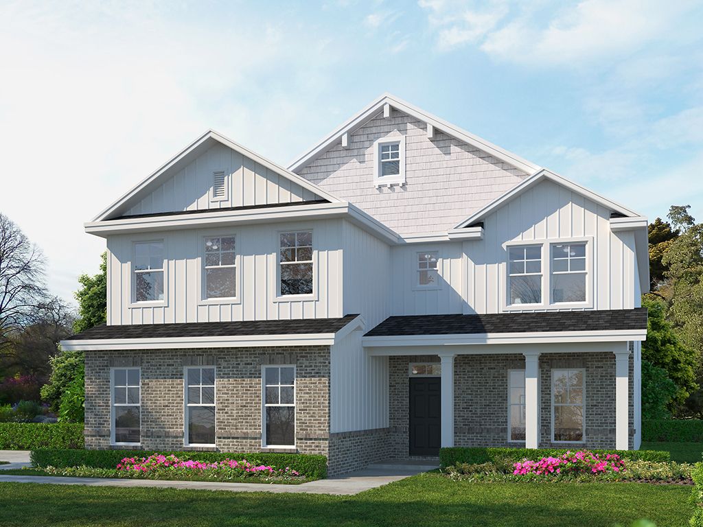 WR Spring Willow CC, two story house floor plan designs by Landmark 24. 5 Bedroom floor plan design