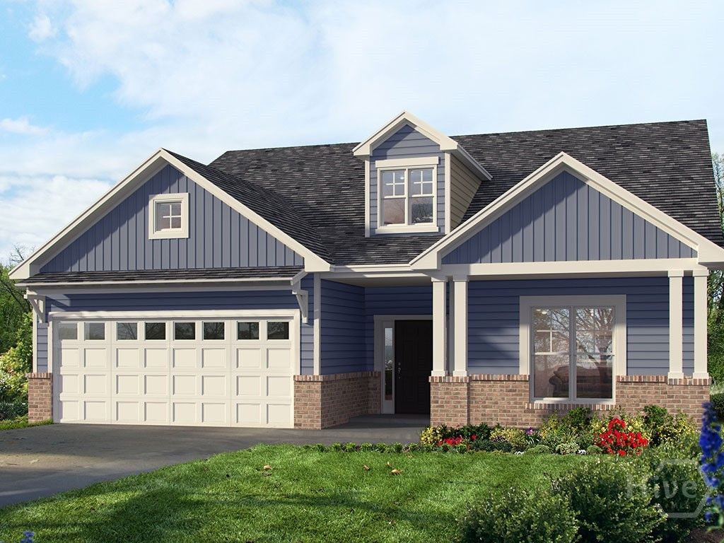 Exterior:Rendering only. Plan orientation, colors, details, dimensions and upgrades may differ in actual hom
