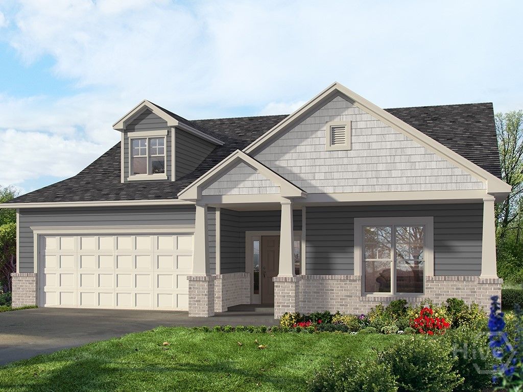Exterior:Rendering only. Plan orientation, colors, upgrades, details and dimensions may differ in actual hom