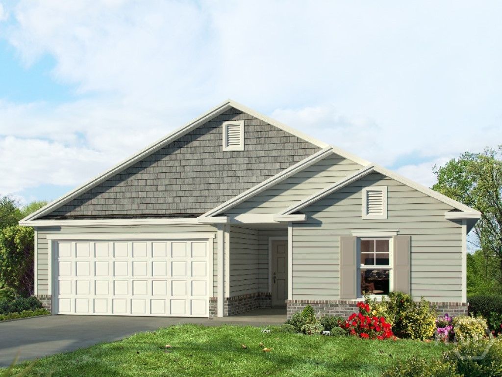 Exterior:Front View - Elevation E - Artist Rendering