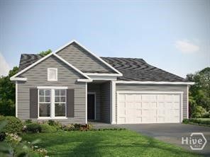 Exterior:Rendering only. Plan orientation, colors, details, and dimensions may differ in actual home.