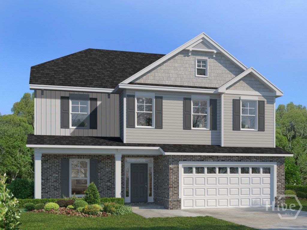 Exterior:Rendering only. Colors, details, dimensions and upgrades may differ in actual home.