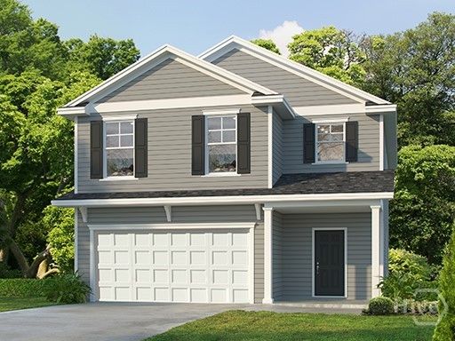 Exterior:Rendering only. Plan orientation, colors, upgrades, dimensions and features may differ in actual ho
