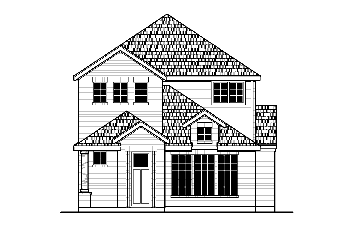 D371 bellfire Elevation A - Representational Only