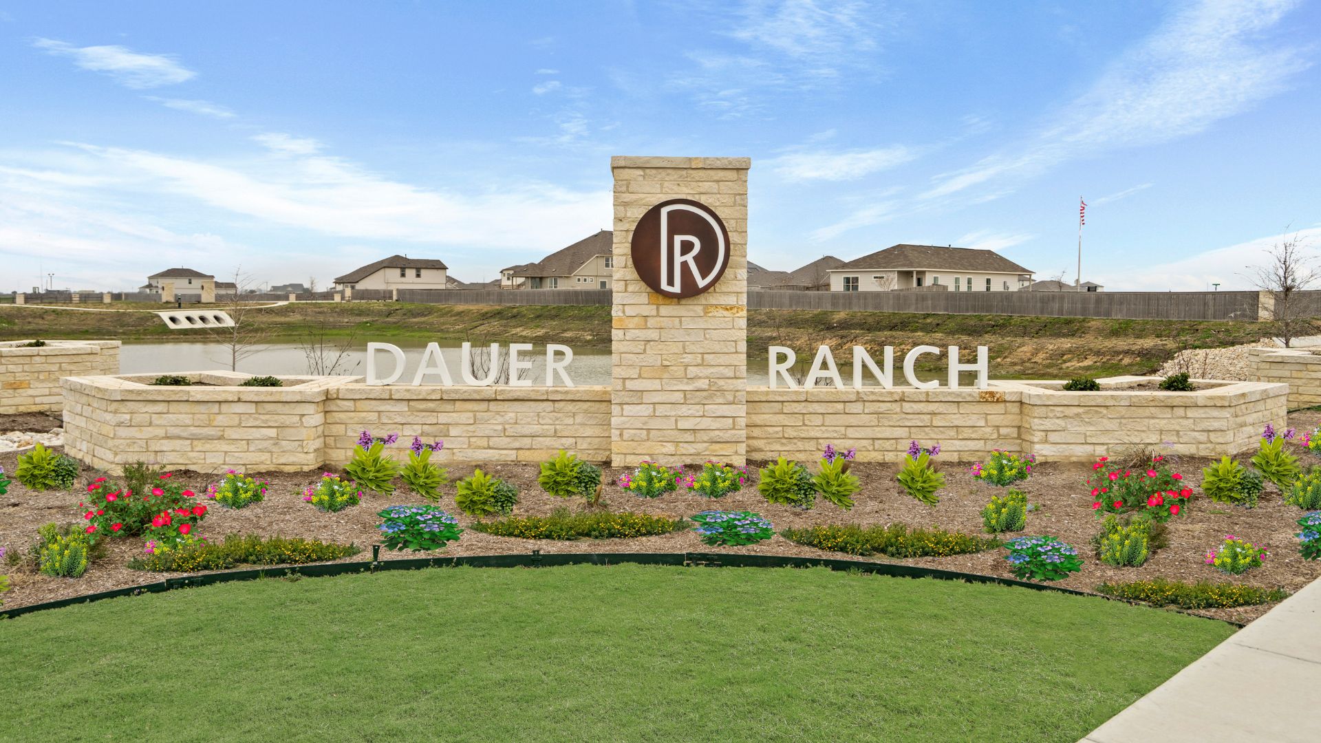 DauerRanchMonumnetLogo.jpg:Dauer Ranch Entrance Monument