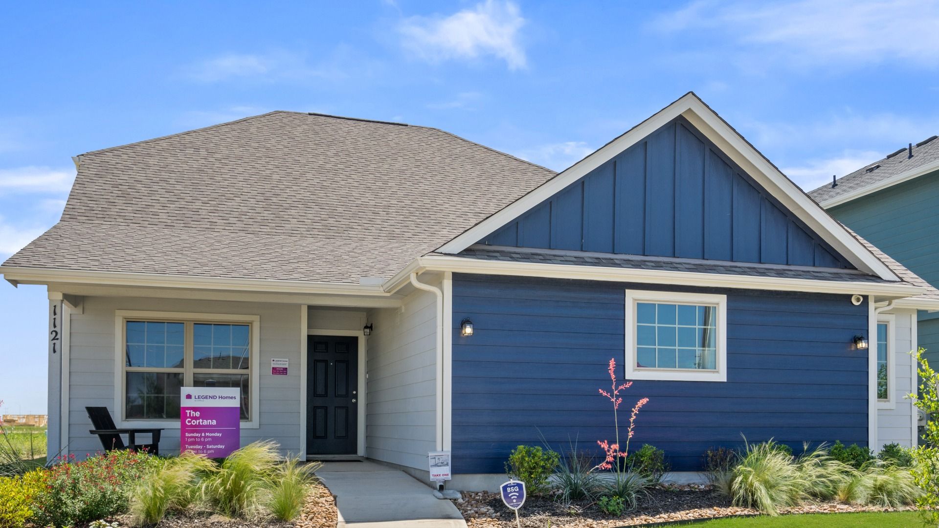 1121 Lauraine 21.jpg:Swenson Heights Model Home Exterior