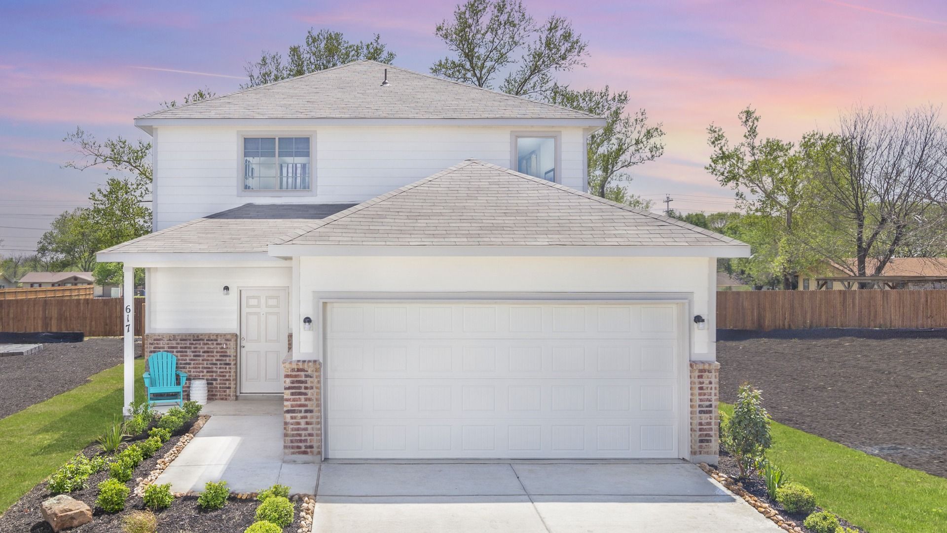 Meadows of Martindale Model Home Exterior
