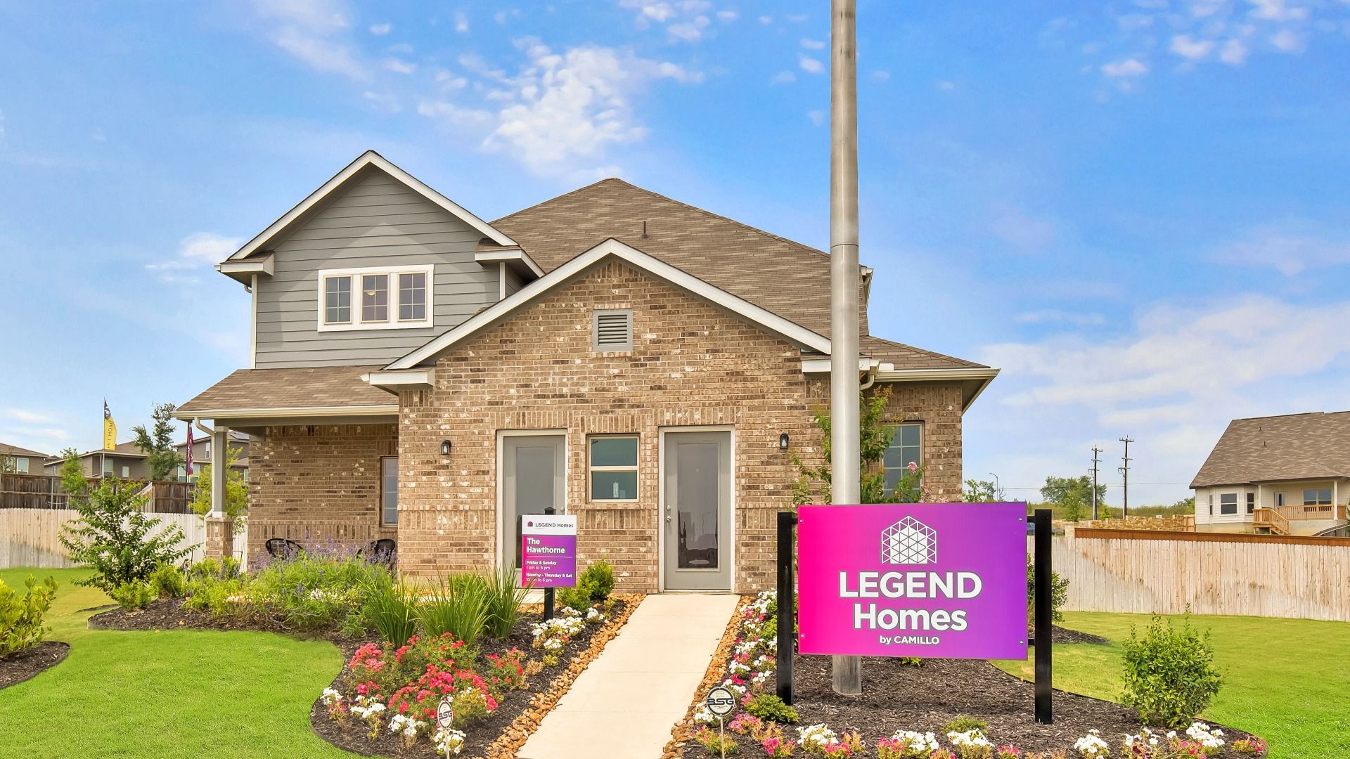 7402 Toledo Bend 3.jpg:Cinco Lakes Model Home Exterior