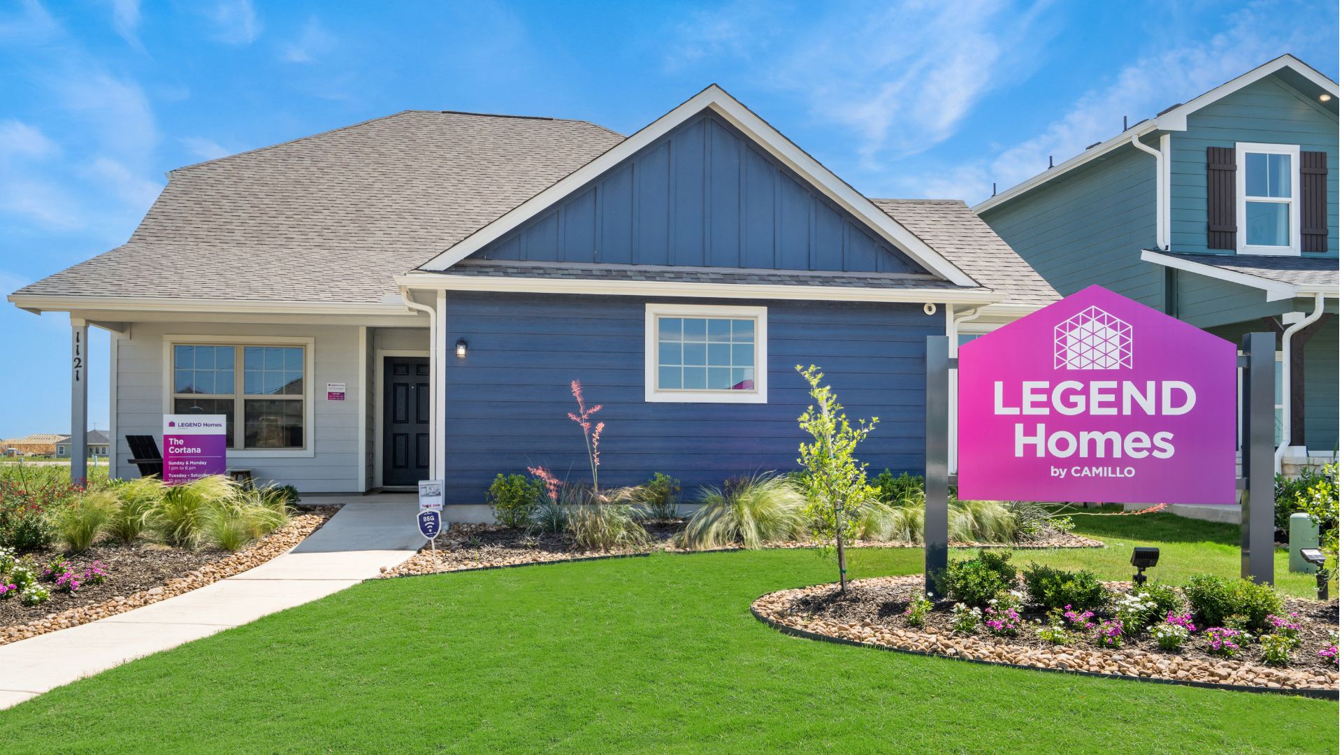 1121 Lauraine 21.jpg:Swenson Heights Model Home Exterior