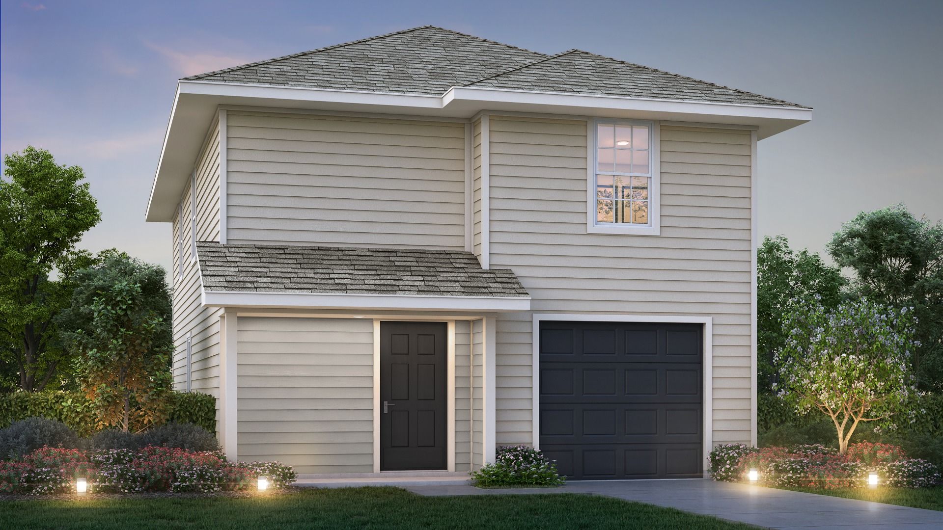 Legend Homes_One Car Garages_2518 Harper_L.jpg:Elevation L