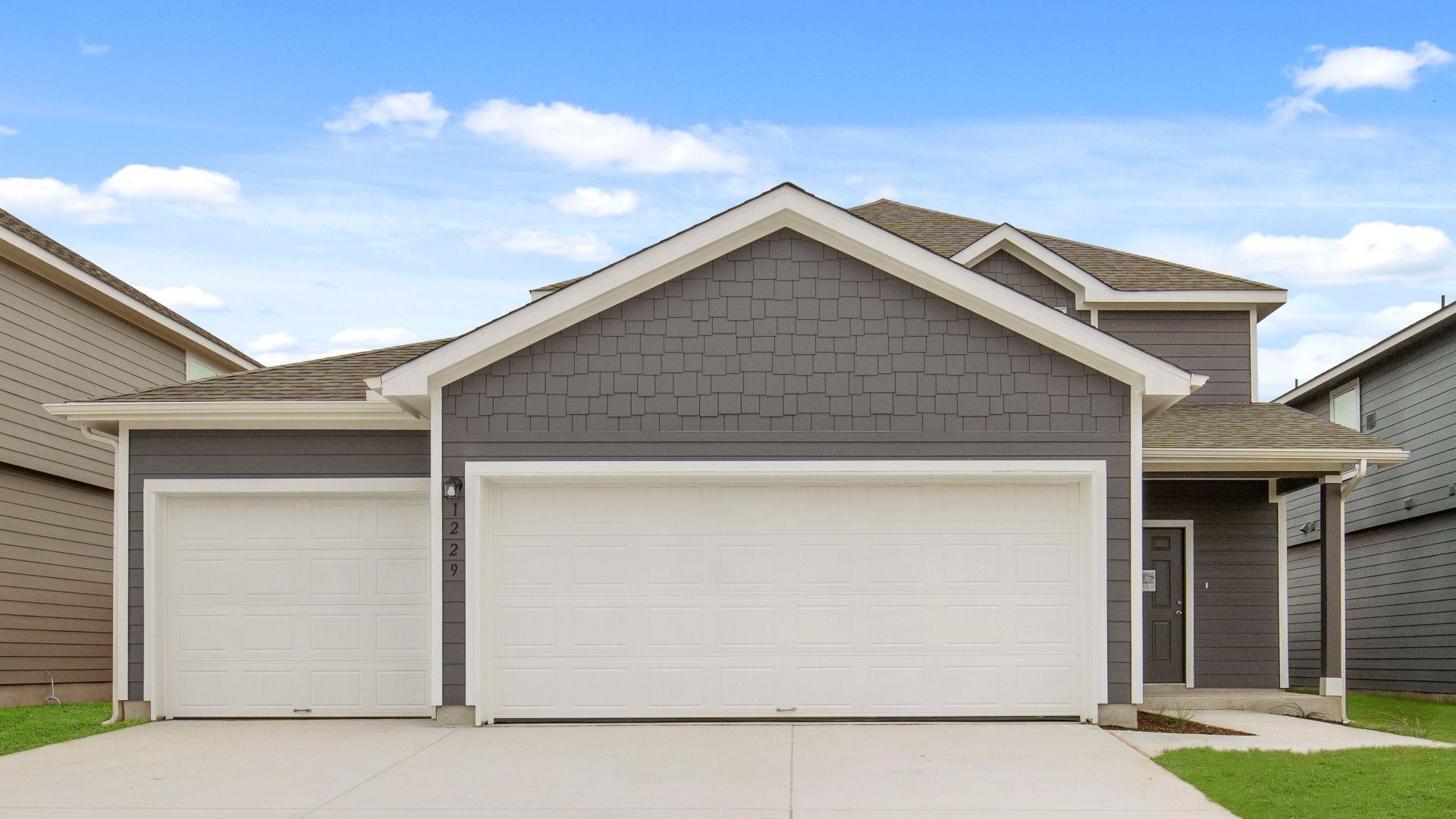 Elevation N 3CG - 1229 Marvin Grove:Exterior