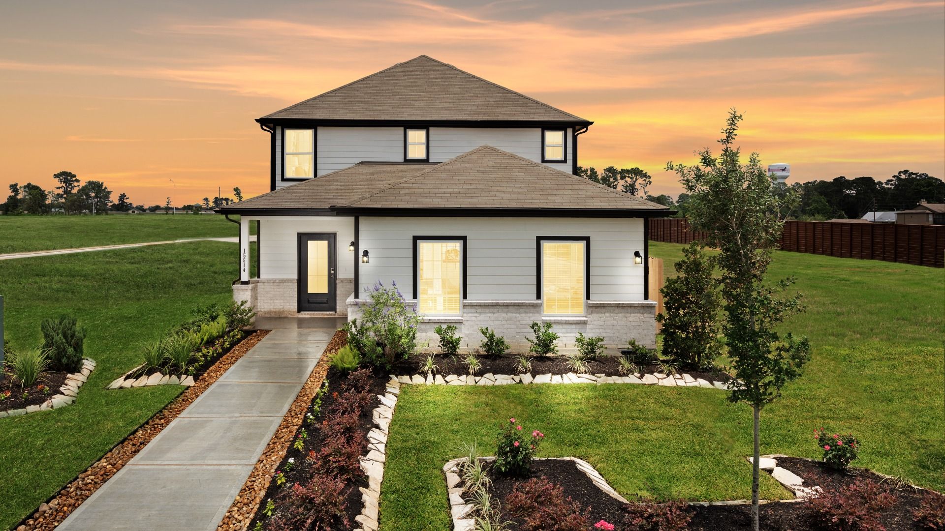 Exterior15514BuffaloMeadowCt - Copy.jpg:Bammel Oaks Model Home