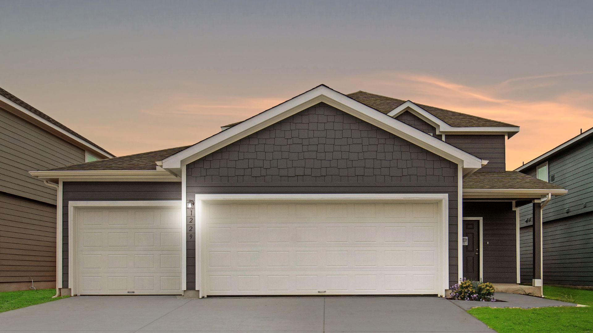Elevation N 3CG - 1229 Marvin Grove:Exterior
