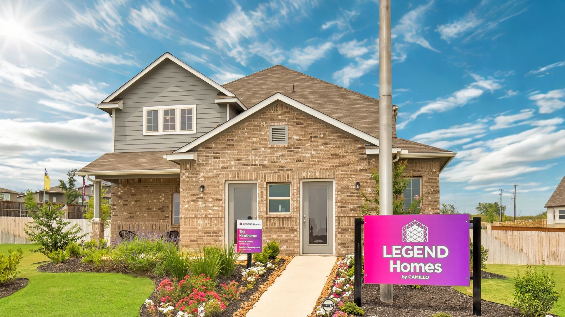 7402 Toledo Bend 3.jpg:Cinco Lakes Model Home Exterior