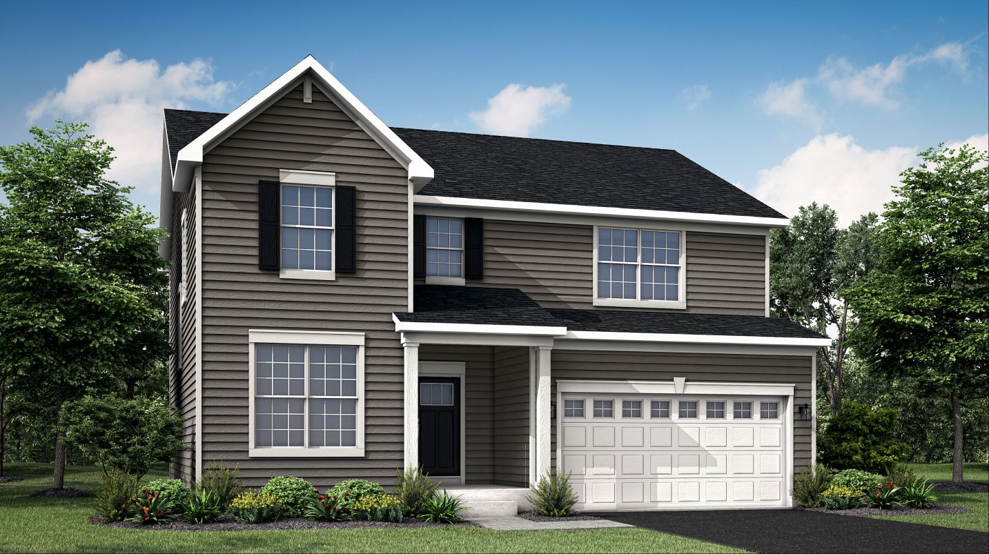 Elevation A - Townsend Exterior Rendering