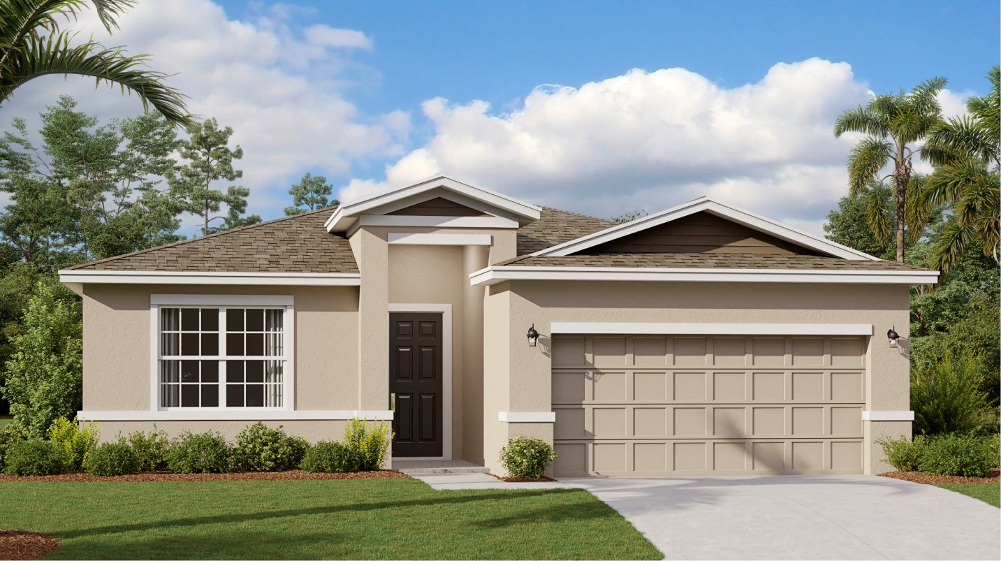 Elevation A1 - Exterior A1 rendering of Freedom