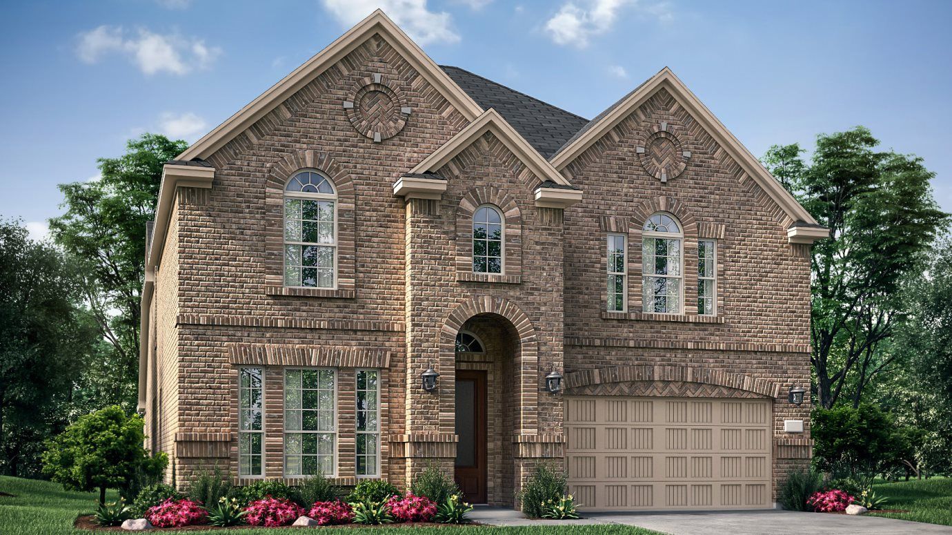 Elevation A - Lonestar Estates - Bryson II with Theater