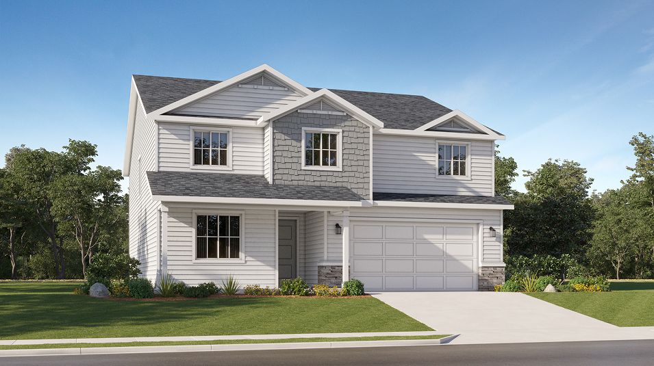 Elevation E - 2800 Mooseland Plan2800 Craftsman E
