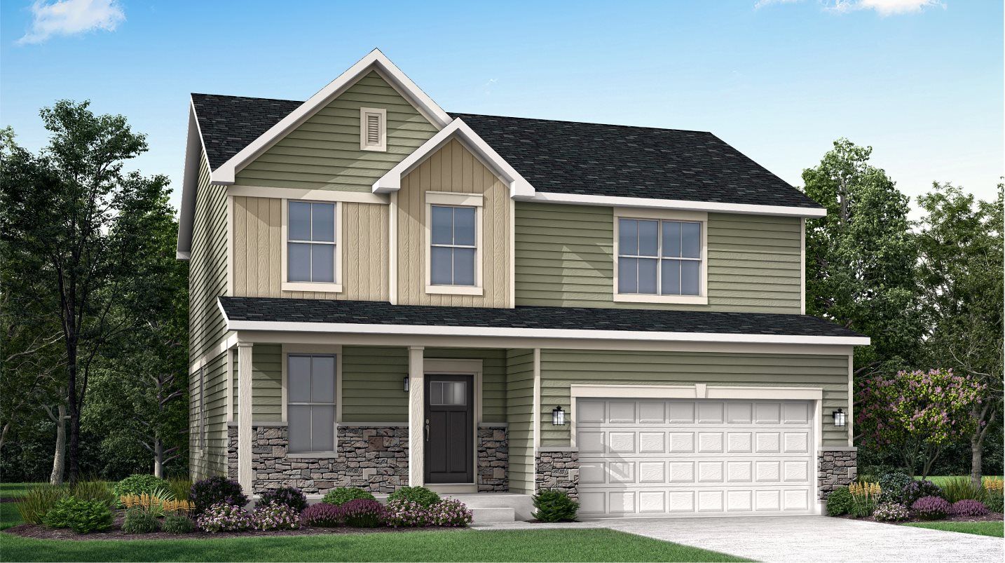 Elevation B - Starling Exterior Rendering