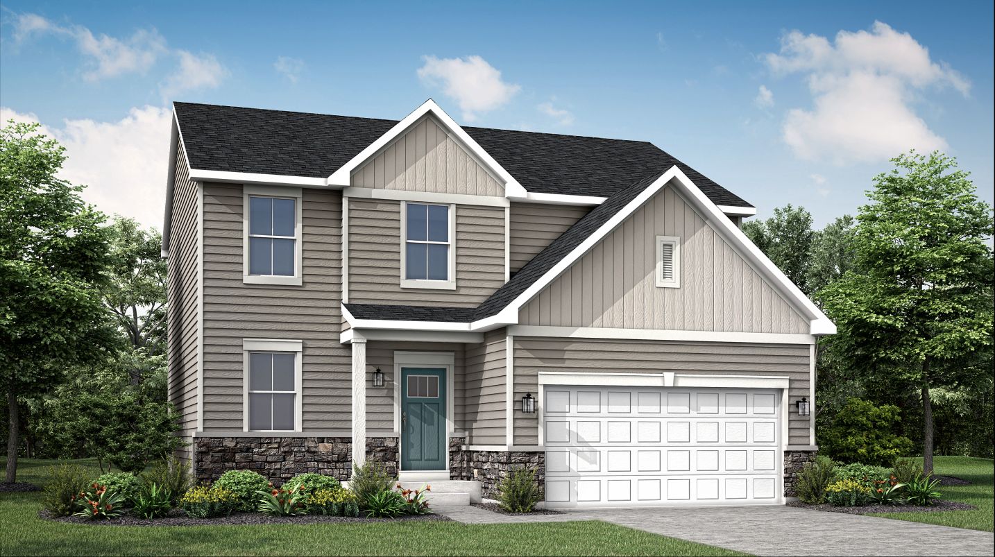 Elevation B - Meadowlark exterior rendering