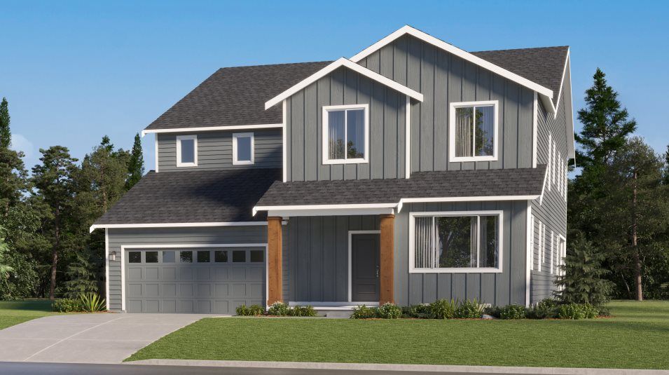 Elevation MF - Modern Farmhouse home exterior image