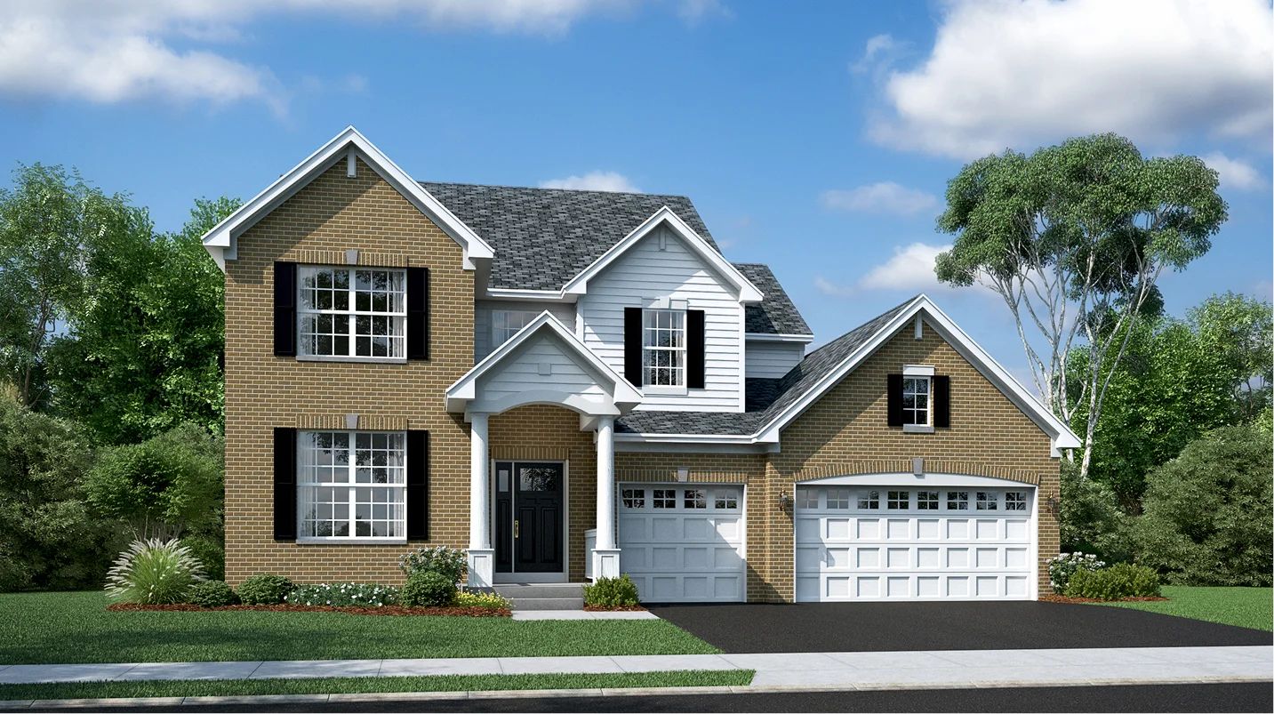 Elevation B - 8325 Waterford Bluestone B 041125