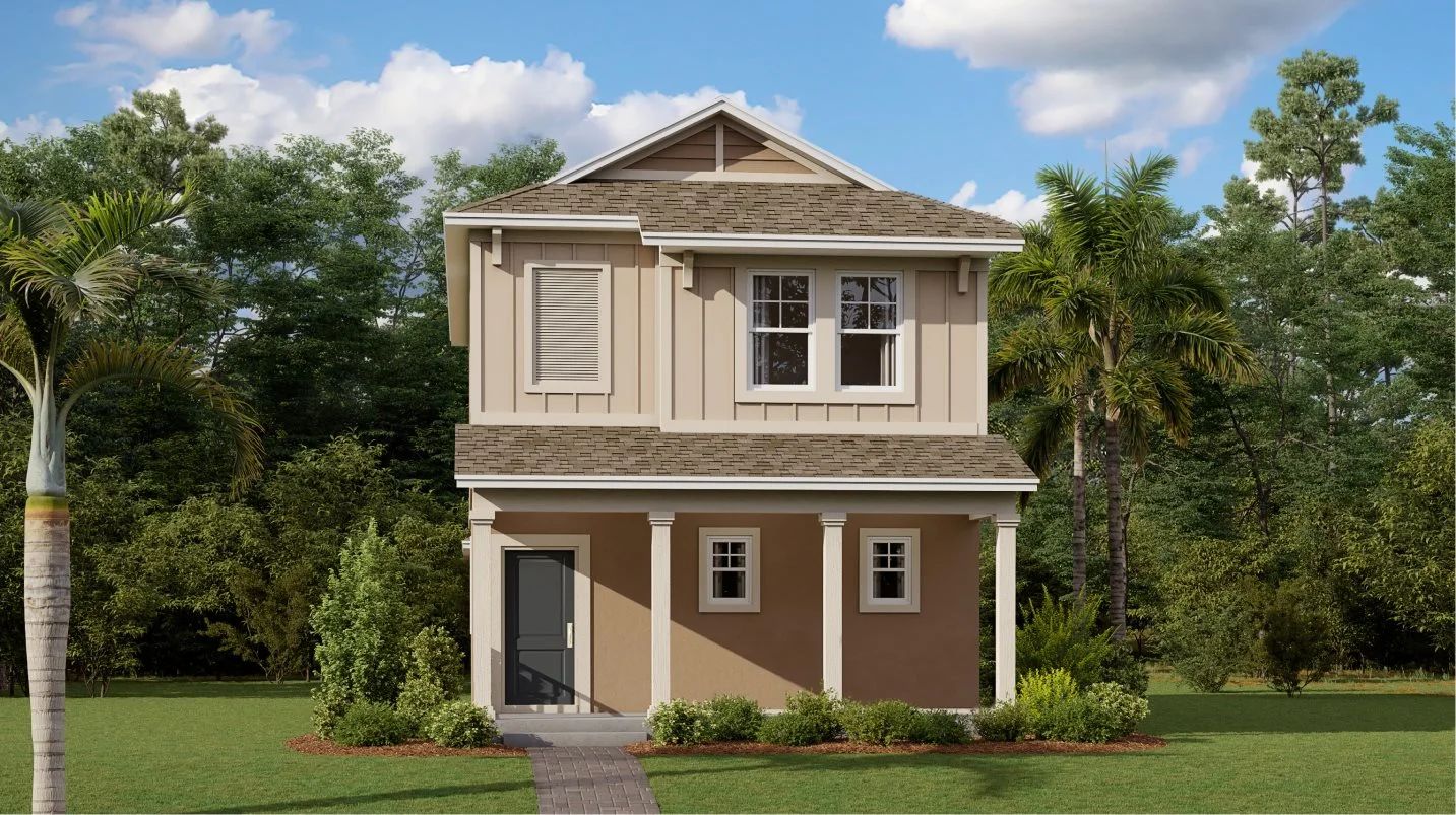 Elevation B - exterior rendering