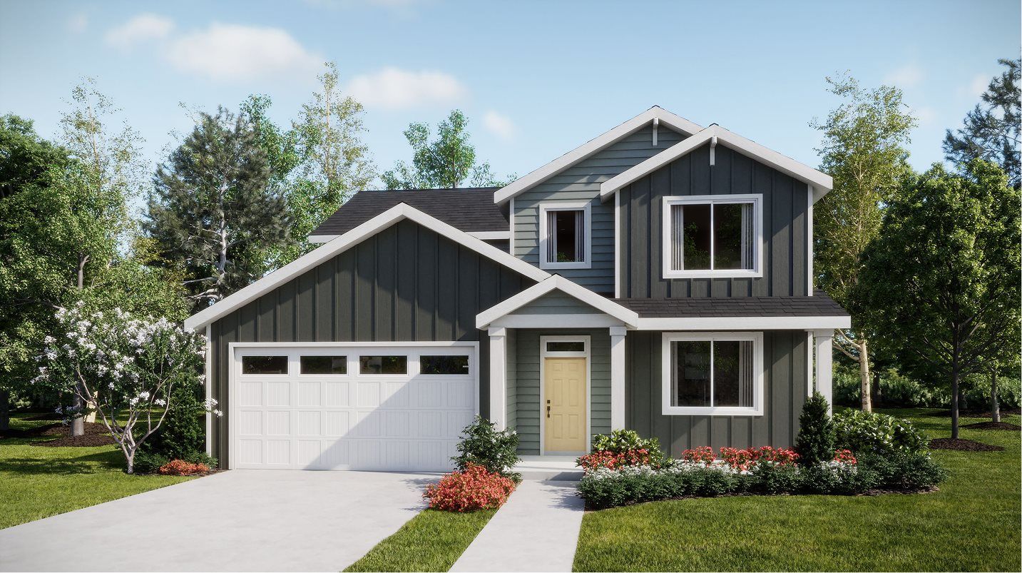 Elevation A - Bradford American 2-Bay