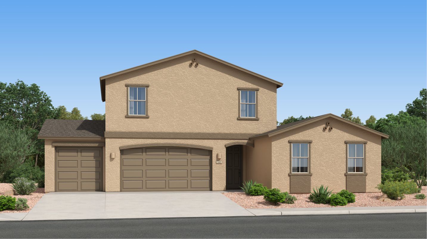 Elevation A - Exterior Rendering