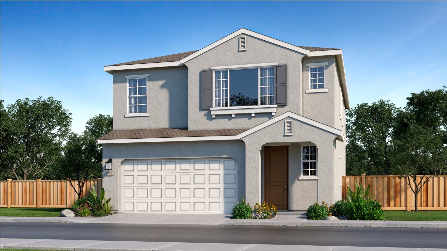Elevation B - Parson Place Creekside Res 3X Cottage Exterior