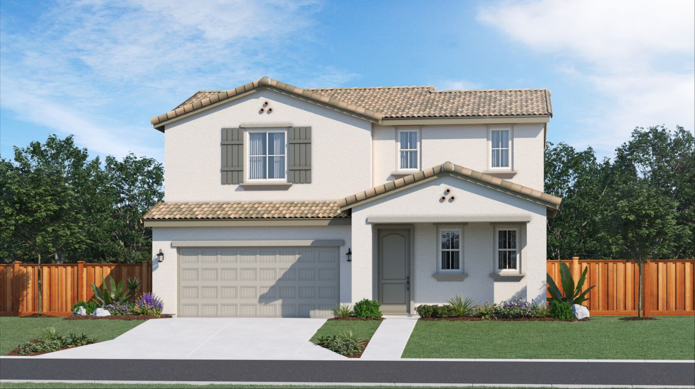 Elevation A - Early California