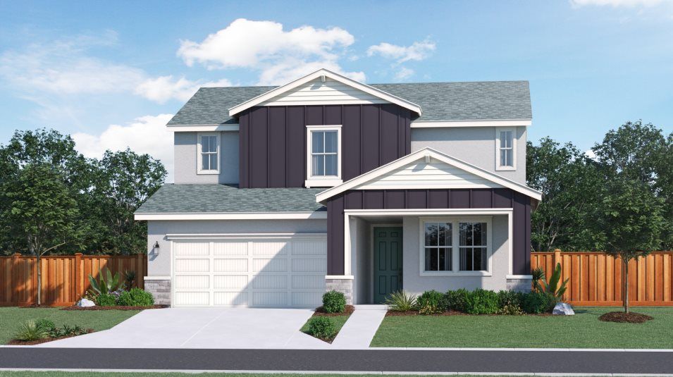 Elevation C - Western Farmhouse