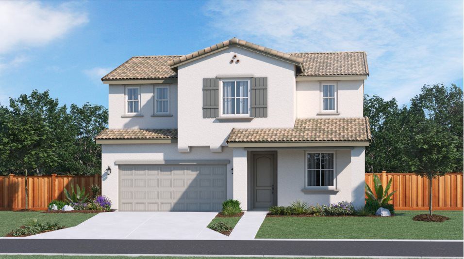 Elevation A - Early California