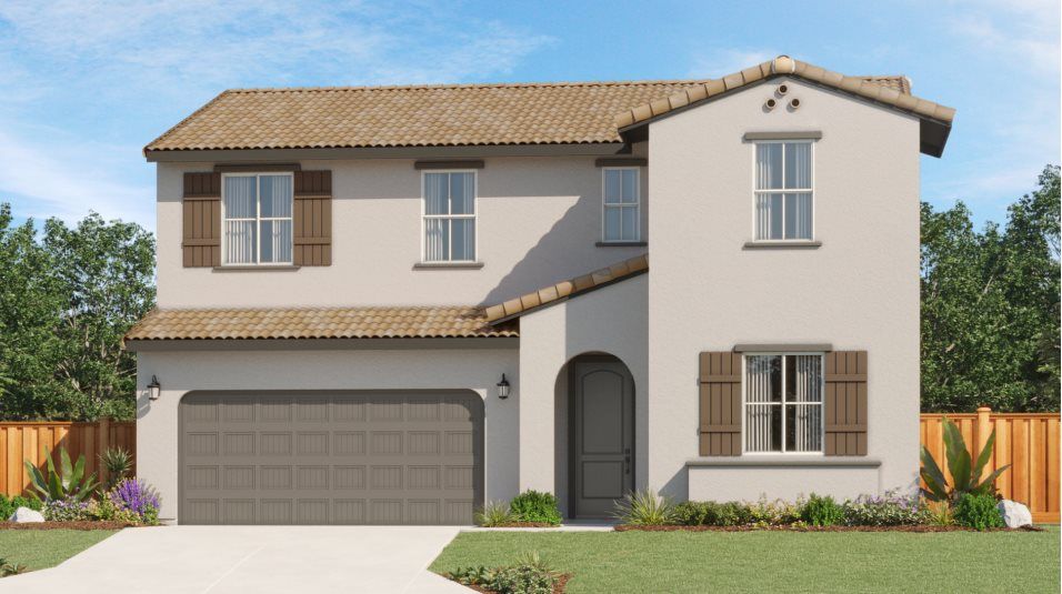 Elevation A - Early California