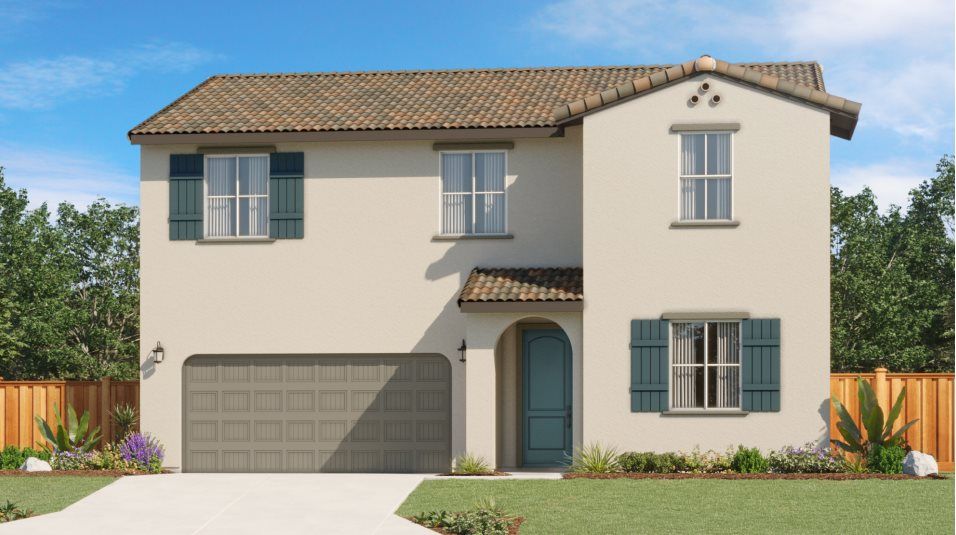 Elevation A - Early California