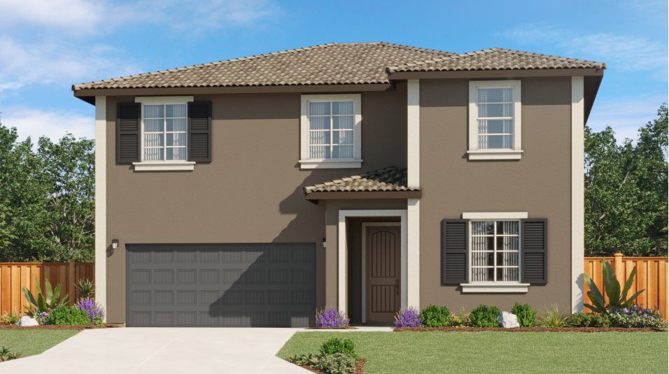 Elevation E - Mediterranean Revival