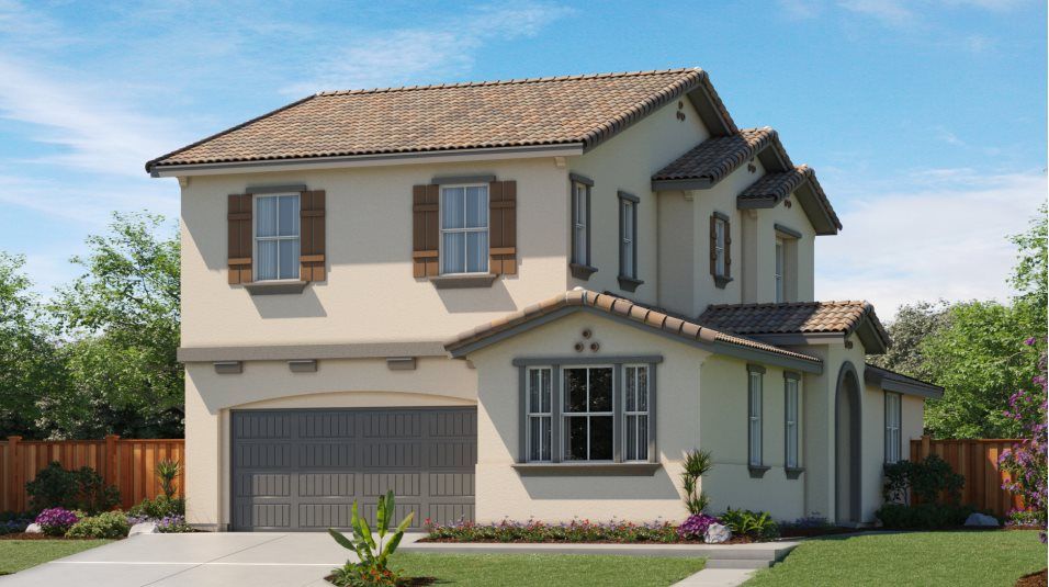 Elevation A - Early California