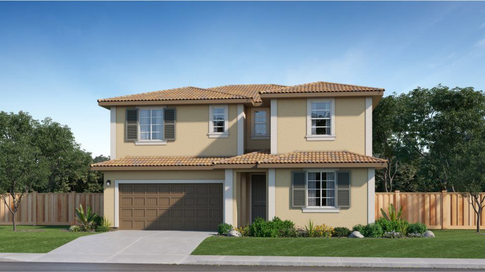 Elevation E - Mediterranean Revival