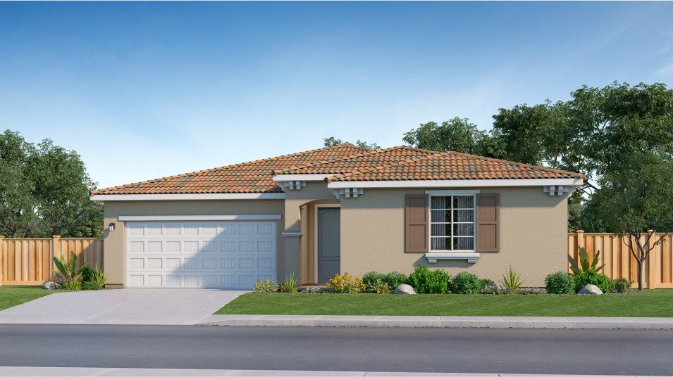 Elevation E - Mediterranean Revival