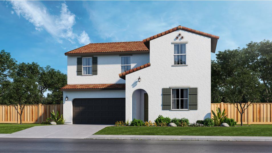 Elevation A - Early California home image