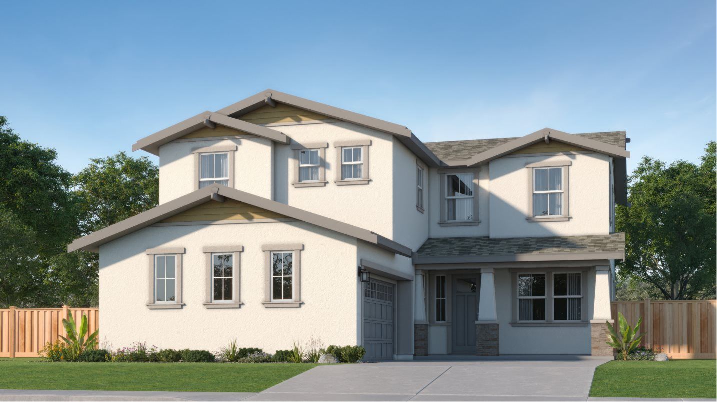 Elevation A - Craftsman - A