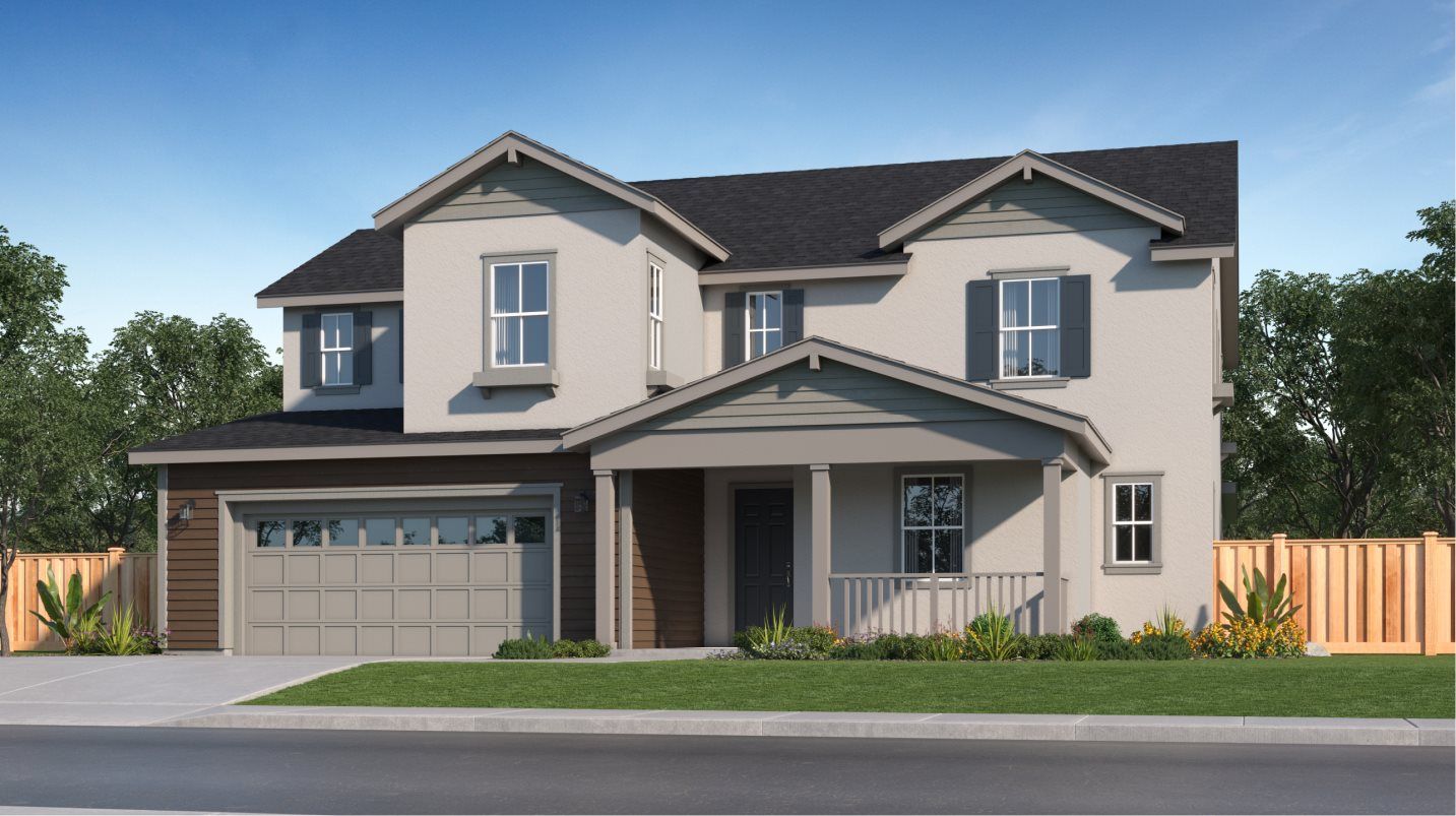 Elevation A - Lilac Ridge Res 1 Farmhouse
