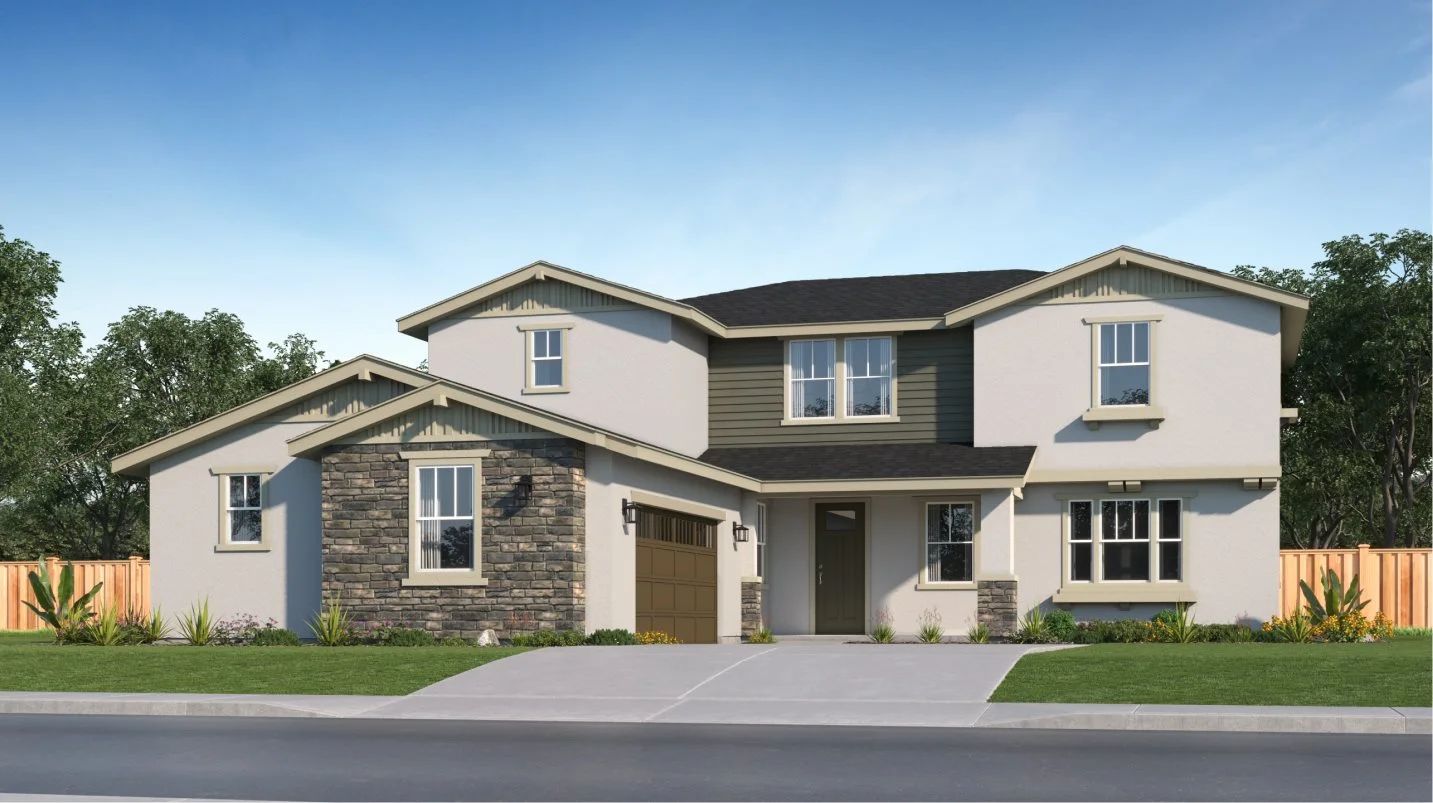 Elevation B - Lilac Ridge Craftsman