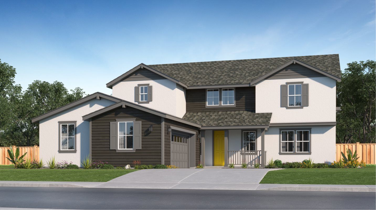 Elevation A - Lilac Ridge Farmhouse