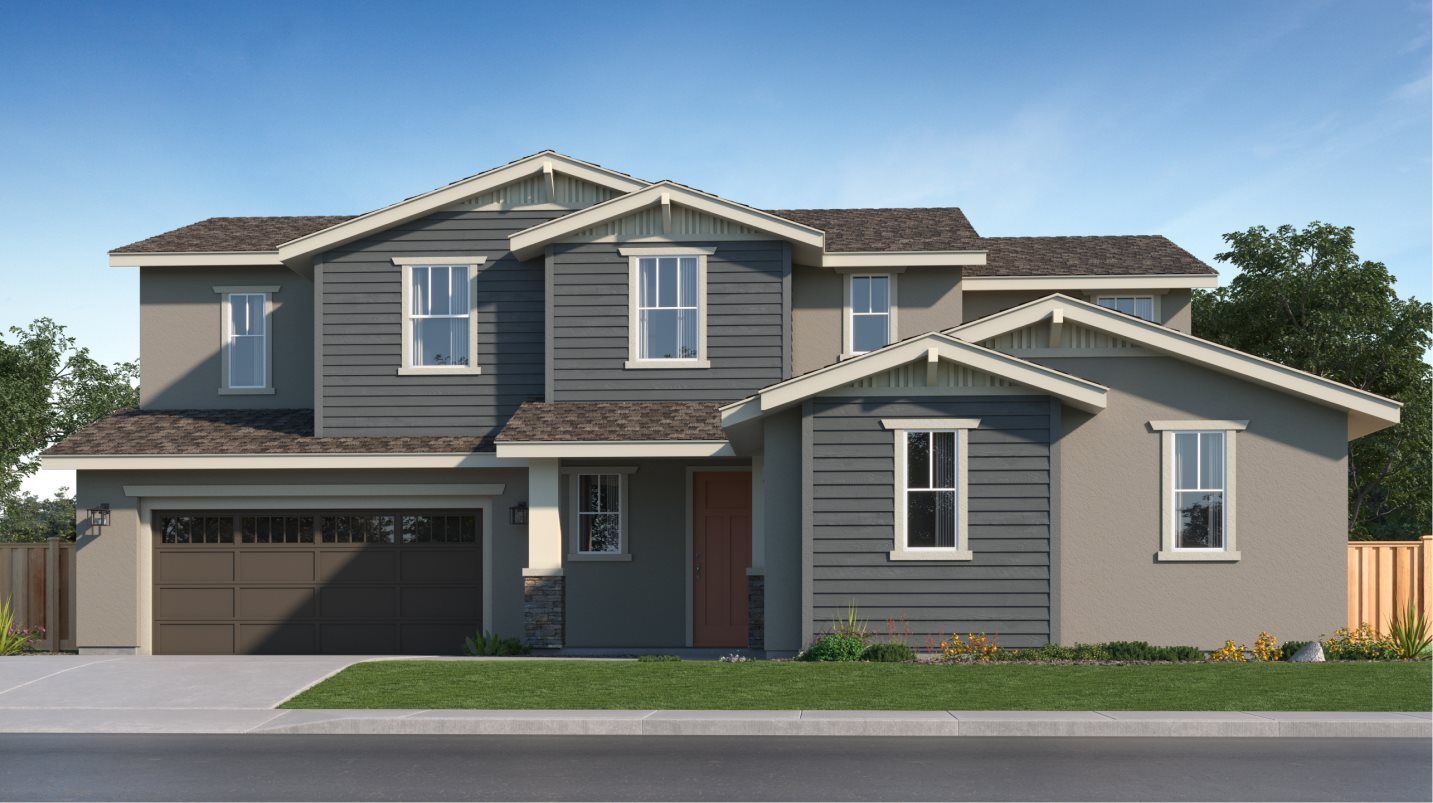 Elevation B - Lilac Ridge Craftsman