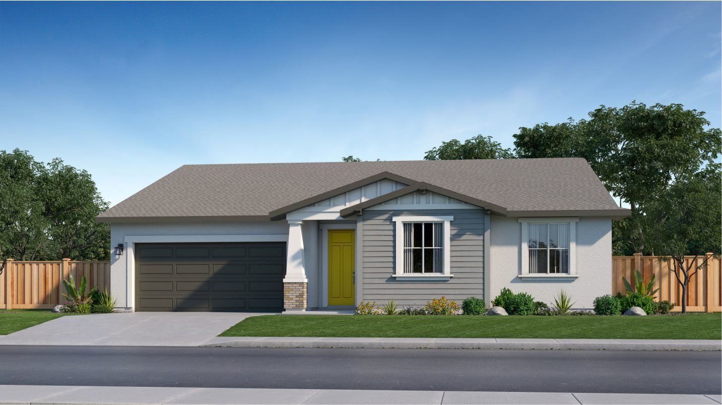 Elevation D - Craftsman Bungalow