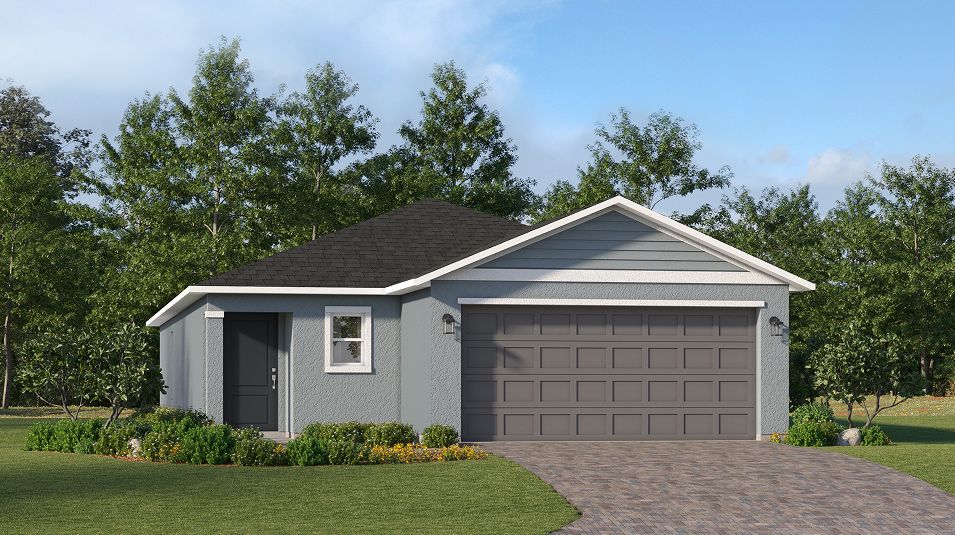 Elevation B - Florida CORE Waterstone Manor Key L002 Belmont B