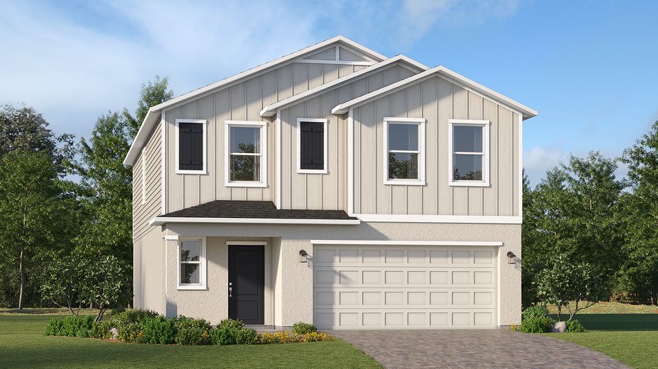 Elevation C - Florida CORE Waterstone Manor Key L004 Edison C