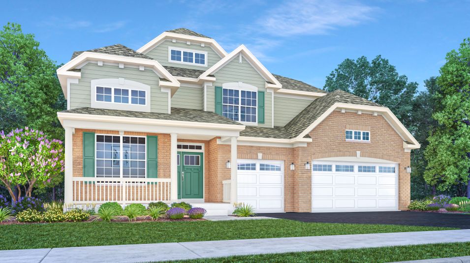 Elevation D - Weston Exterior Rendering