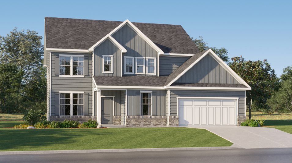 Elevation D - Sinclair Exterior Rendering D